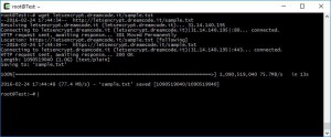 Download da una macchina nello stesso datacenter (DC1)